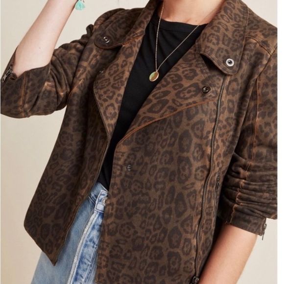 Anthropologie Marrakech Marni Leopard
Moto Jacket size 3X
(NWT
$119 $150 - Picture 1 of 12